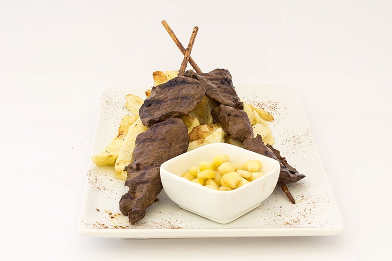 anticuchos de corazon