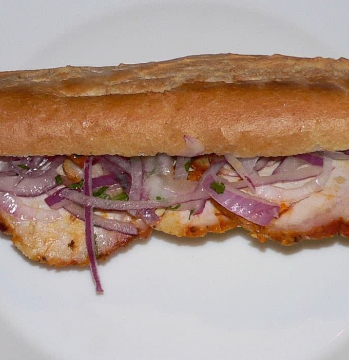 Peruvian Butifarra Sandwich