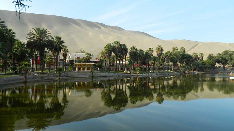 Lake Huacachina, Peru