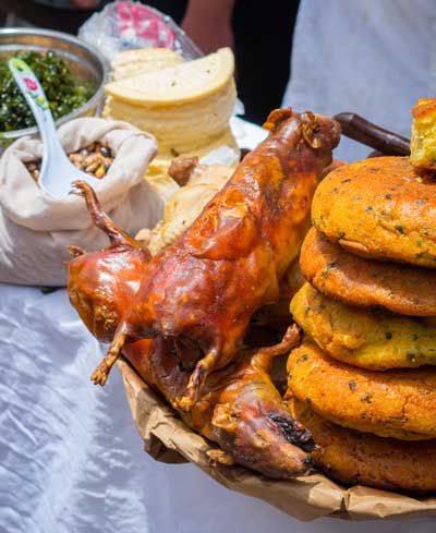 Fried Guinea Pig (Cuy) in Peru