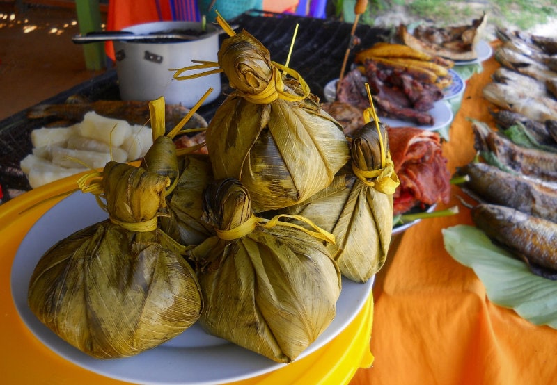 Juanes traditional Amazonian food from Peru