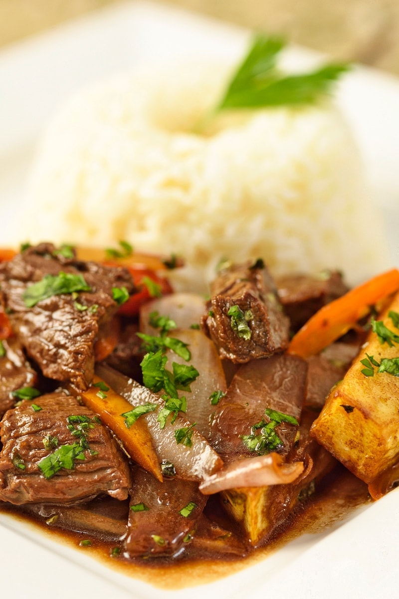 Lomo Saltado Peruvian Beef Stir Fry Recipe