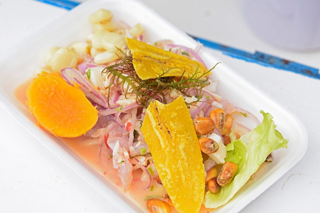 Ceviche street food