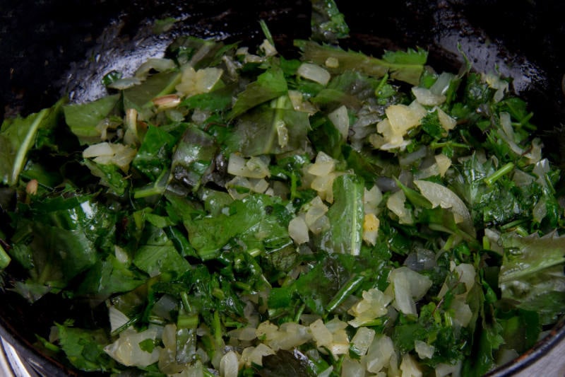 culantro garlic cilantro onion