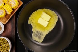 heat butter in the pan