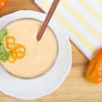 aji amarillo sauce recipe overhead photo