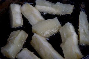 boil yucca in water