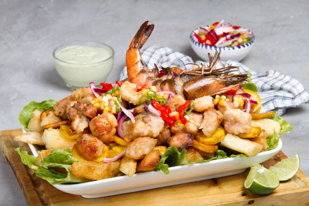 jalea fried seafood dish from peru