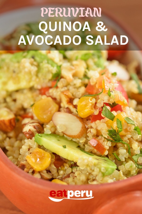 Peruvian Quinoa Salad with Avocado Recipe