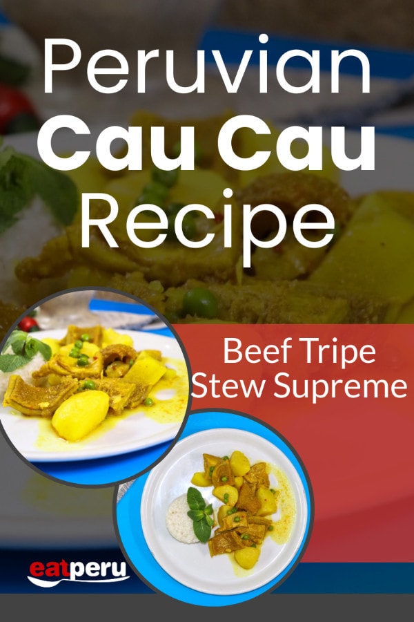 Peruvian cau cau carne de vită Tripe tocană rețetă