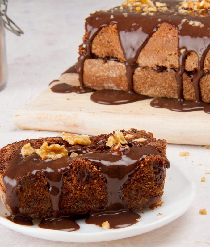 Chocolate Turron dessert sweet slice