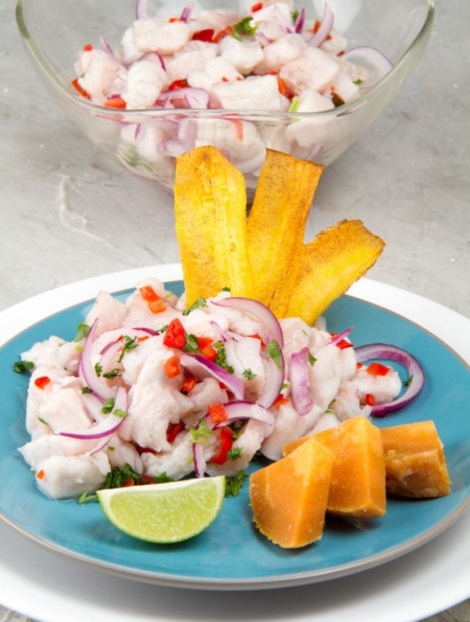 Delicious Authentic Peruvian Ceviche