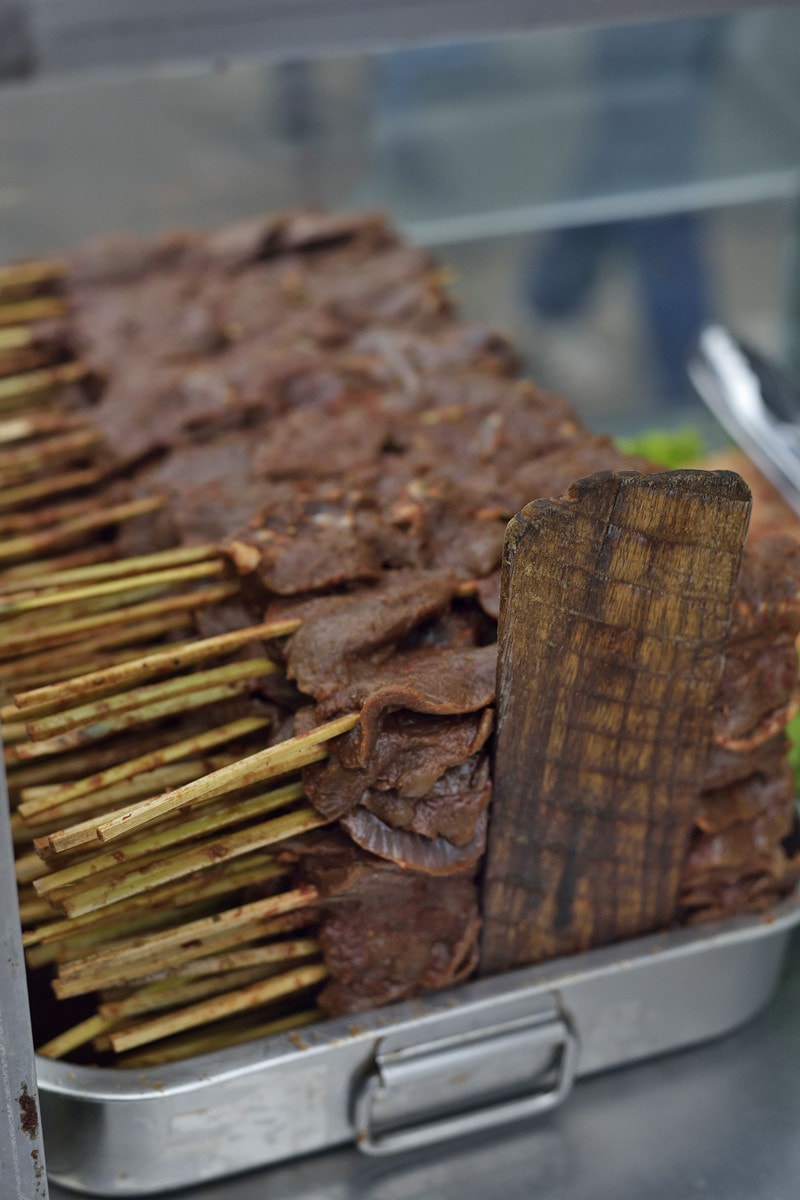 Anticuchos Food Vendor Lima