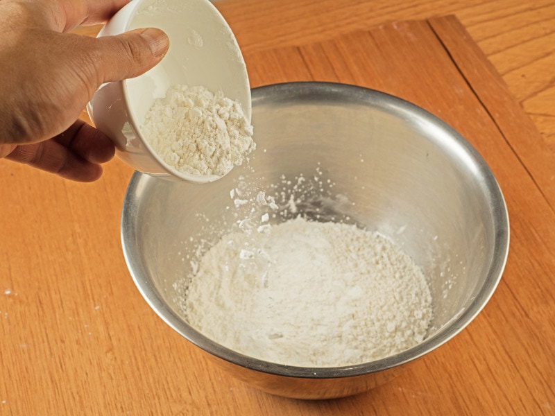 Sift Flour And Cornstarch In Bowl