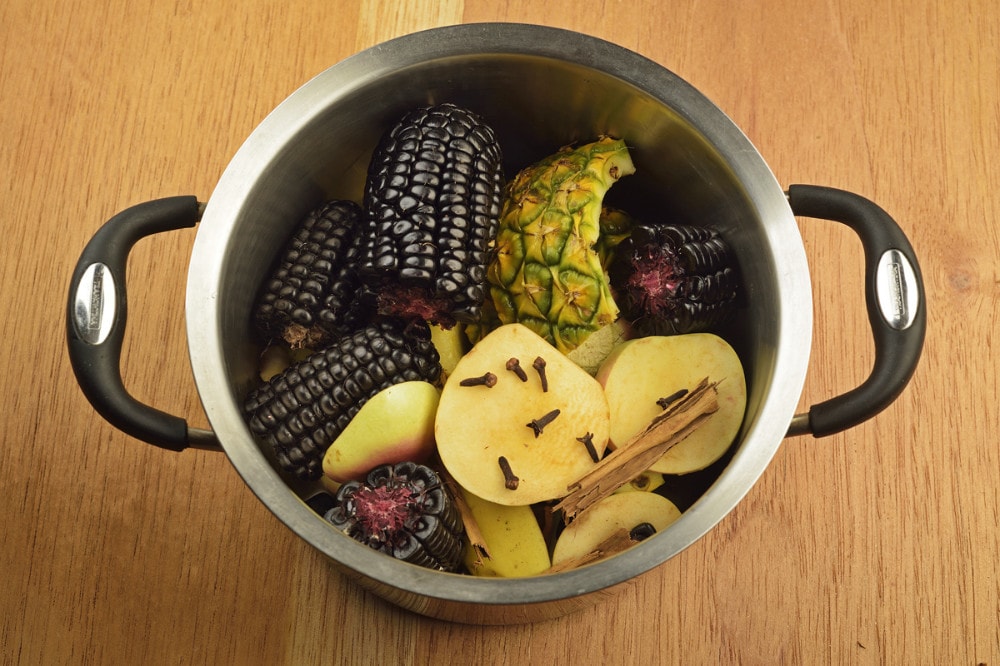 Step 2 Place Pineapple Corn Apples In Pot