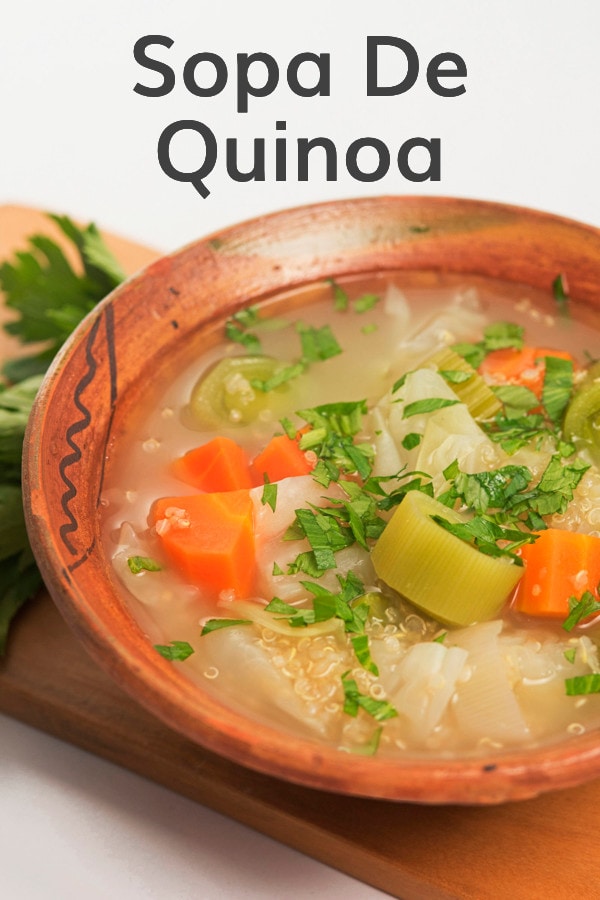 Sopa De Quinoa Recipe