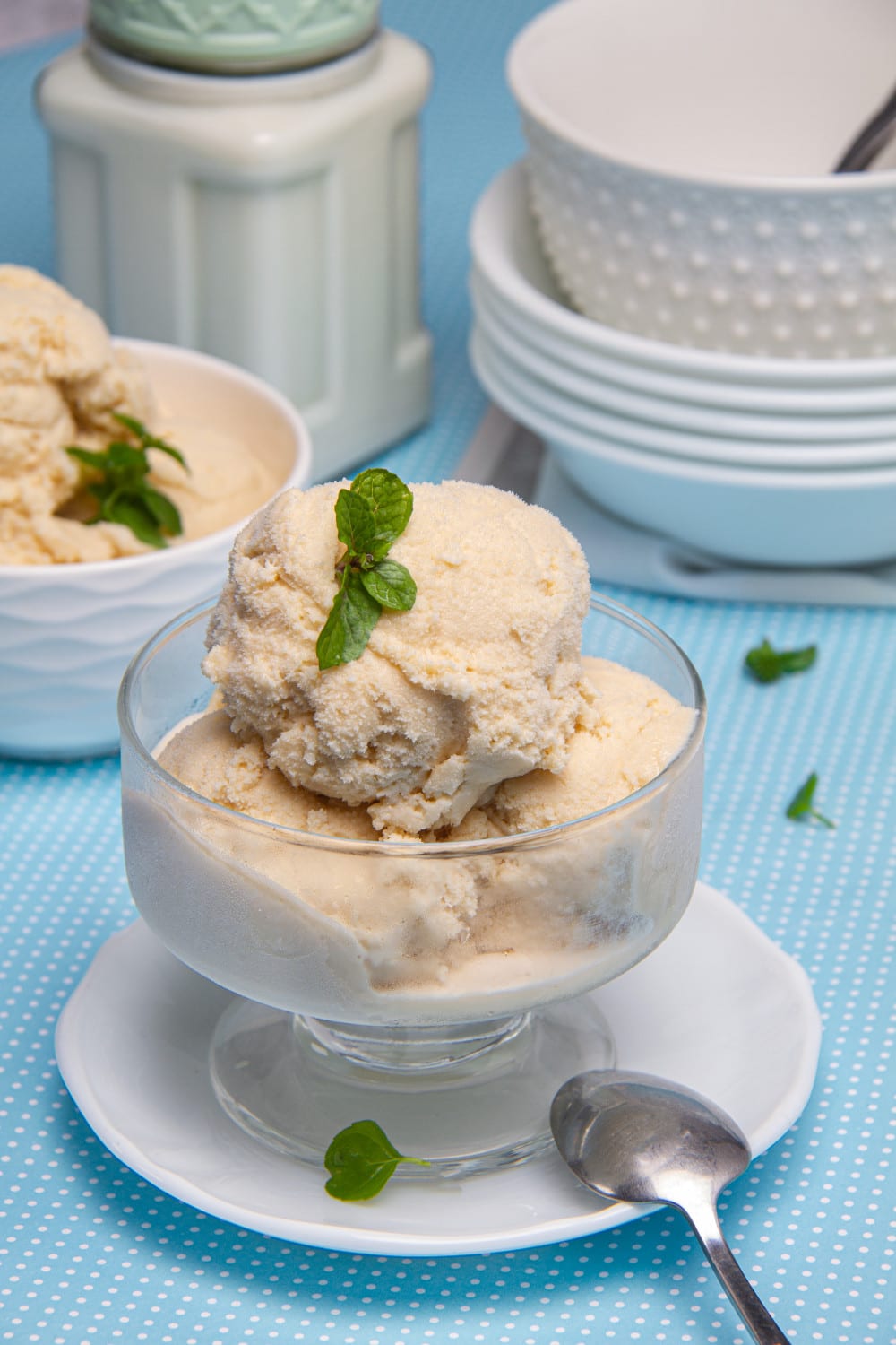 Coconut Cream Egg Yolk Ice Cream From Peru