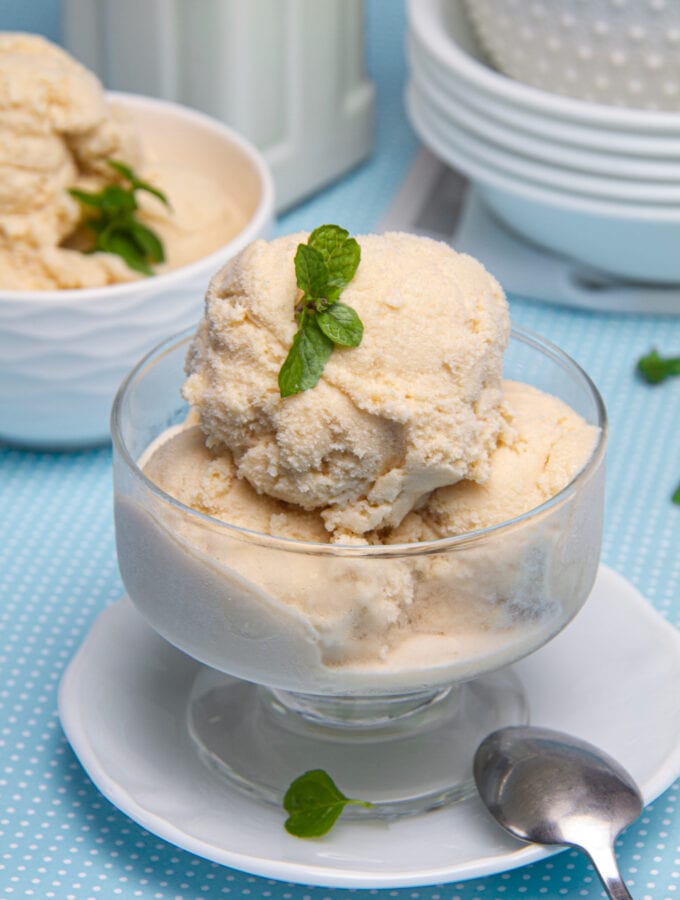 Peruvian Ice Cream Recipe Queso Helado Bowls