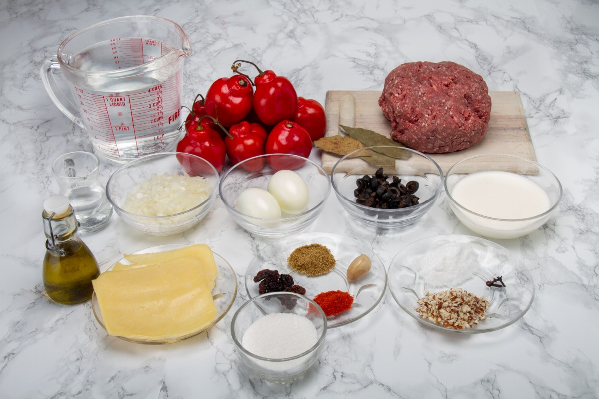 Ingredients For Peruvian Stuffed Peppers Recipe