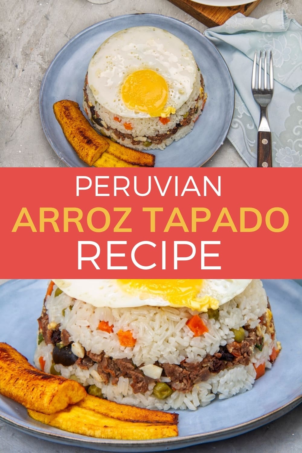 peruvian arroz tapado recipe