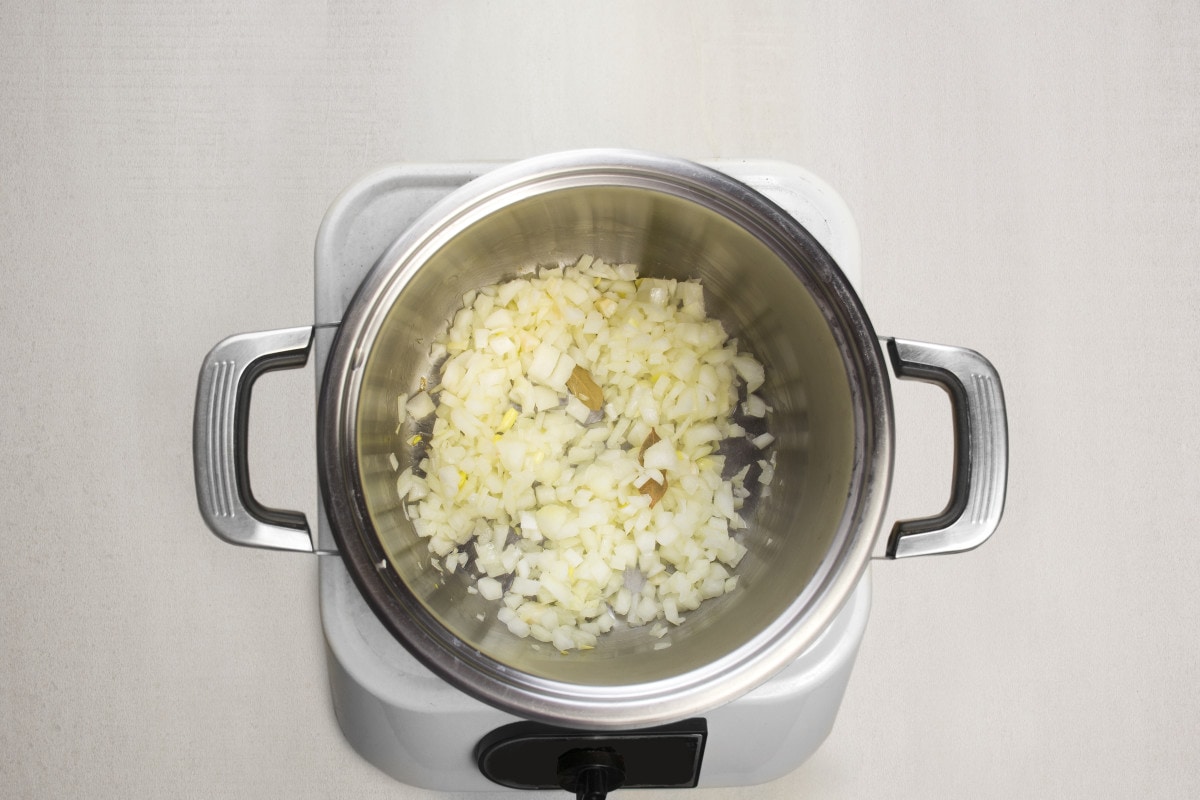 step 3 sauteed onions and garlic