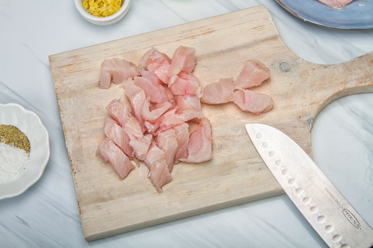 step 1 clean white fish fillet