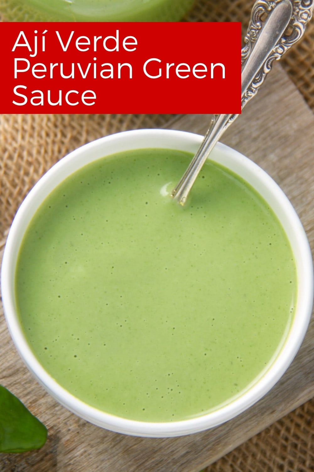 ají verde peruvian green sauce