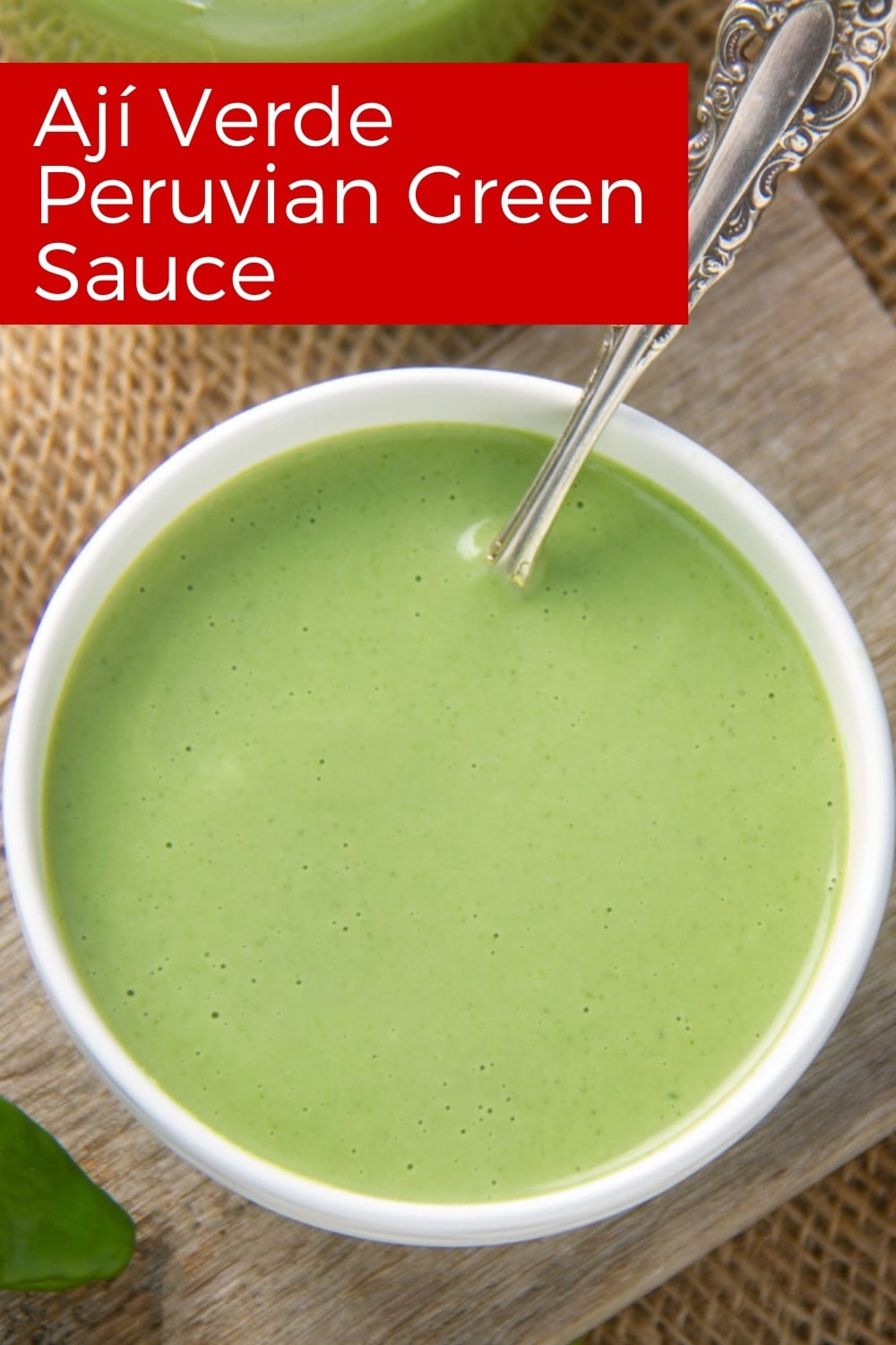 ají verde peruvian green sauce
