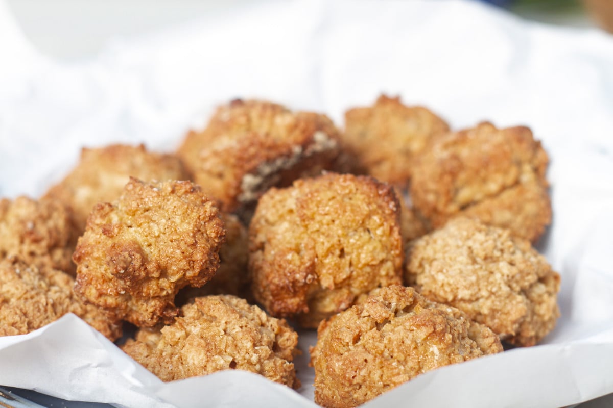 baked cocadas ready to eat