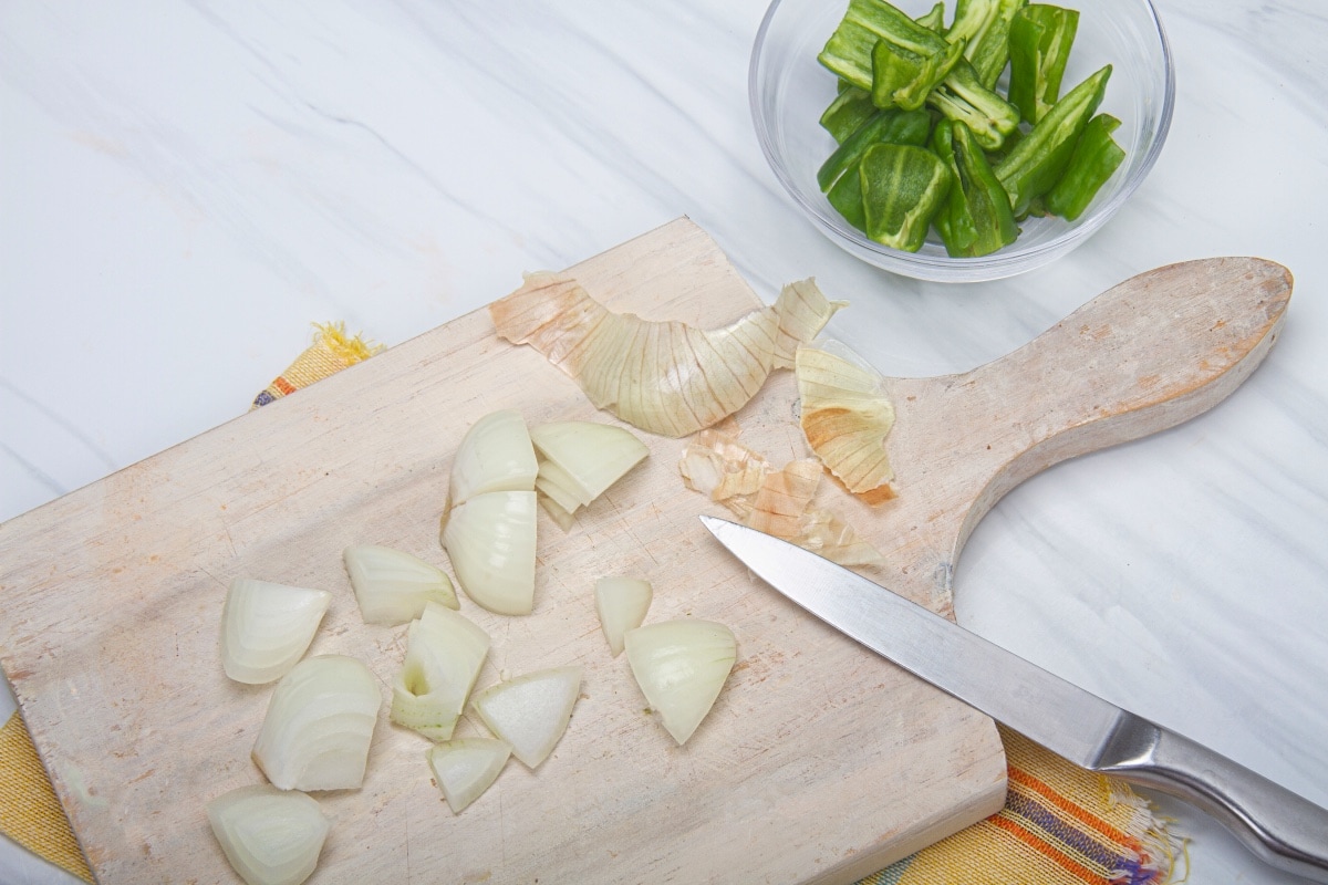 step 2 cut onions