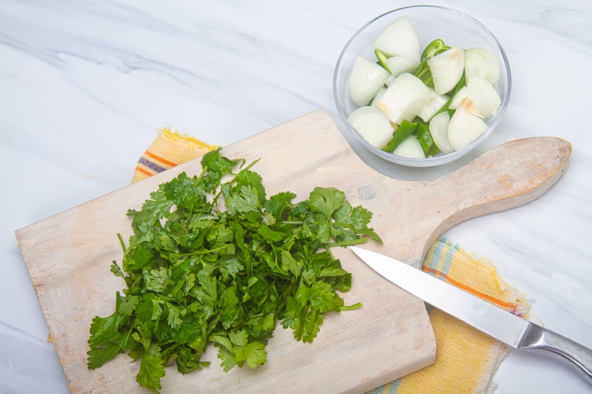 step 3 finely chopped cilantro