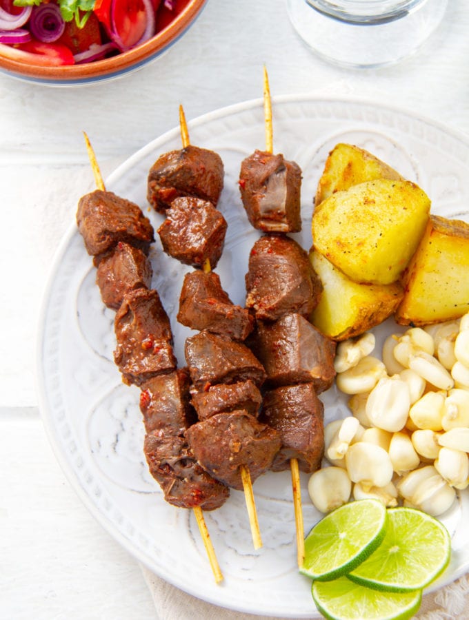 peruvian beed heart kebab recipe