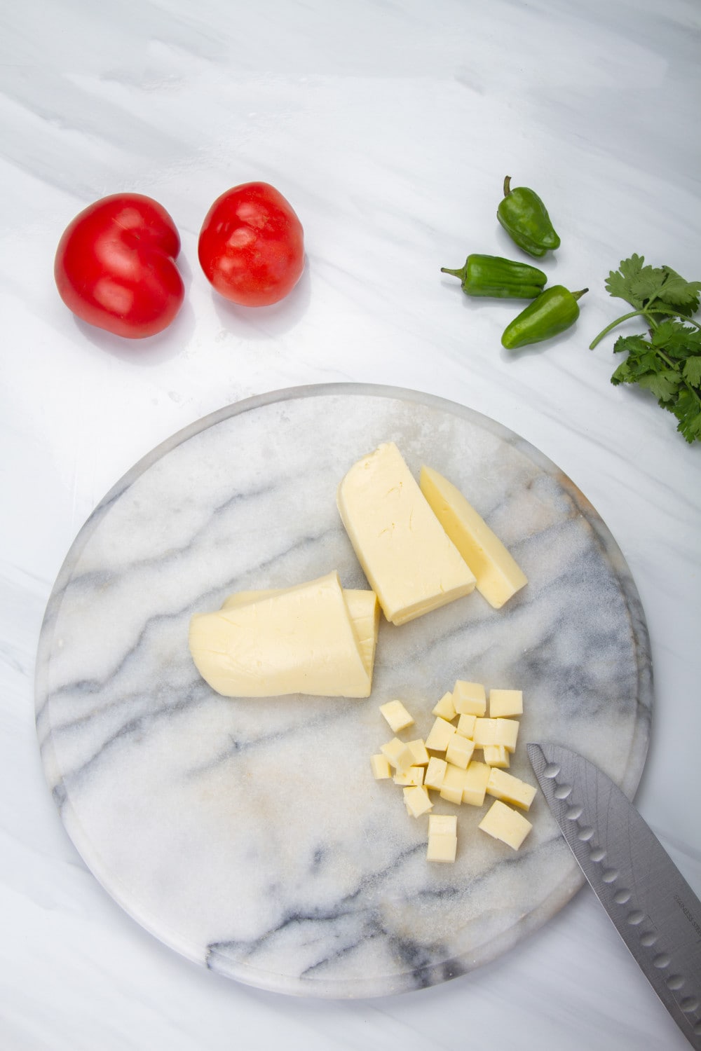 step 3 add cup chopped queso fresco cheese