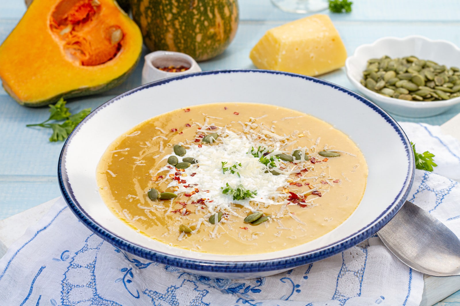 peruvian crema de zapallo pumpkin soup