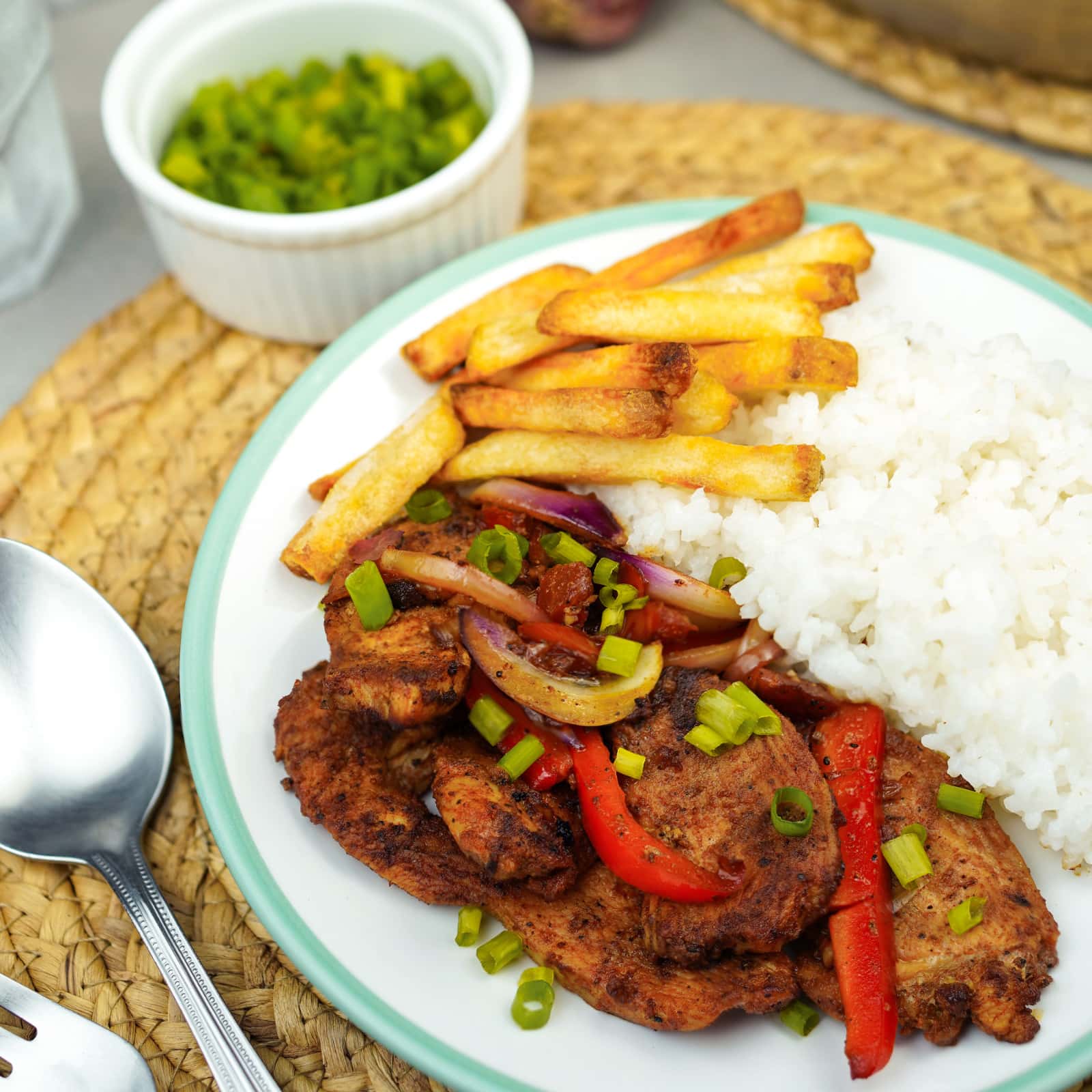 Peruvian Style Pollo Saltado