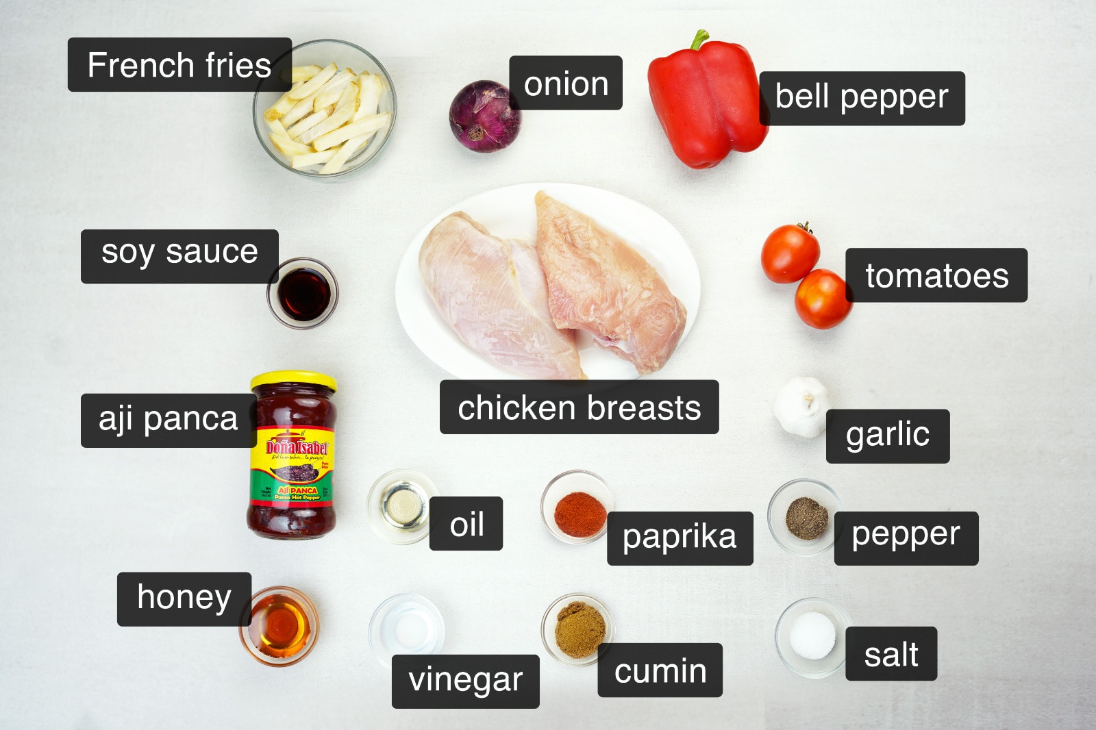 pollo saltado chicken stir fry ingredients