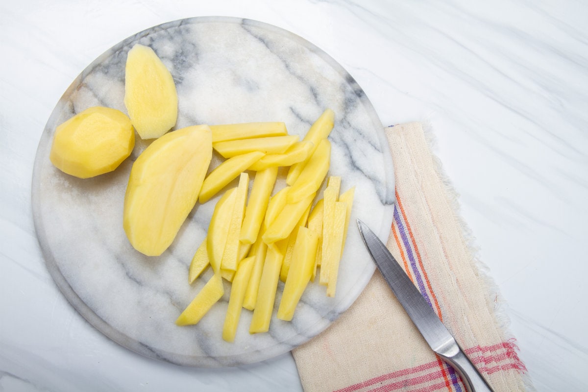 step 8 slice potatoes