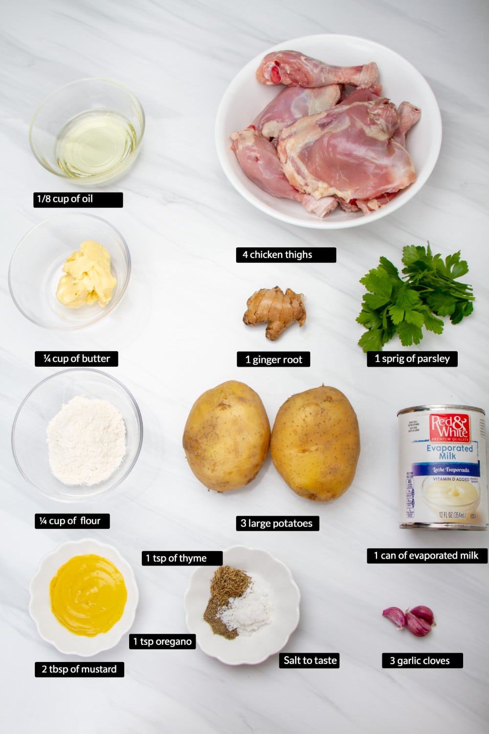 pollo a la mostaza recipe ingredients