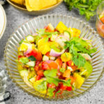 vegetarian ceviche from peru with limes