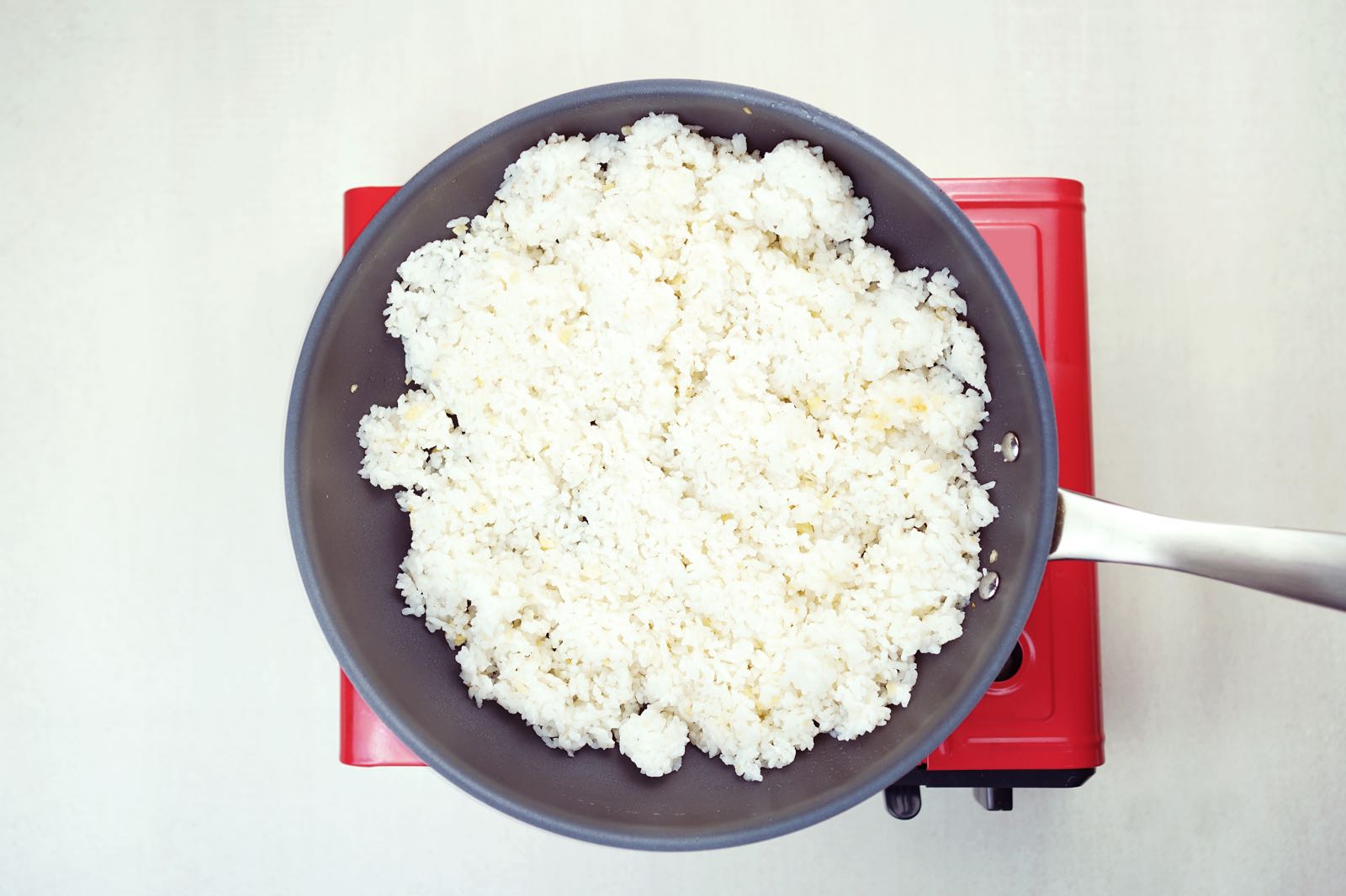 step 2 garlic rice stir fry