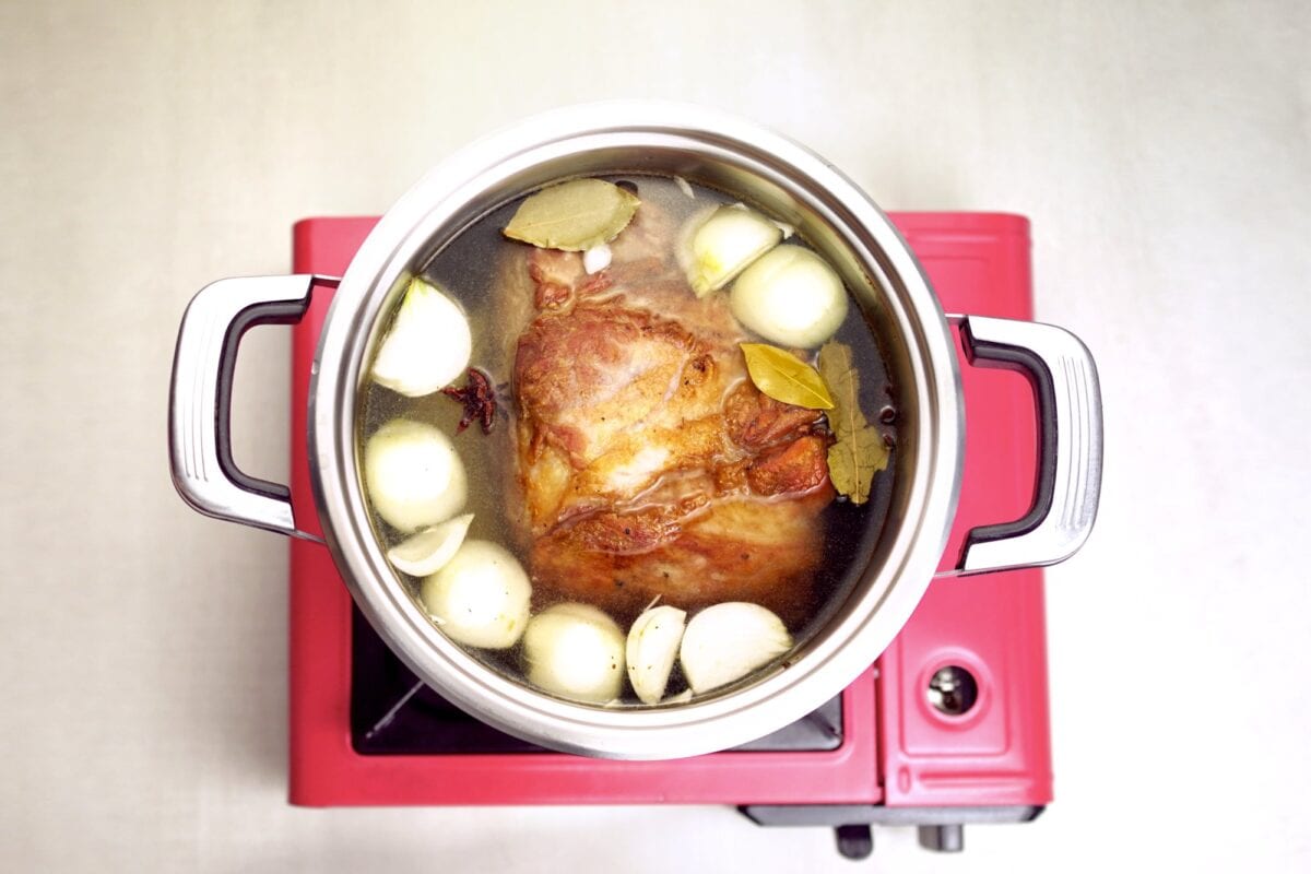 jamon del pais step 3 boil pork